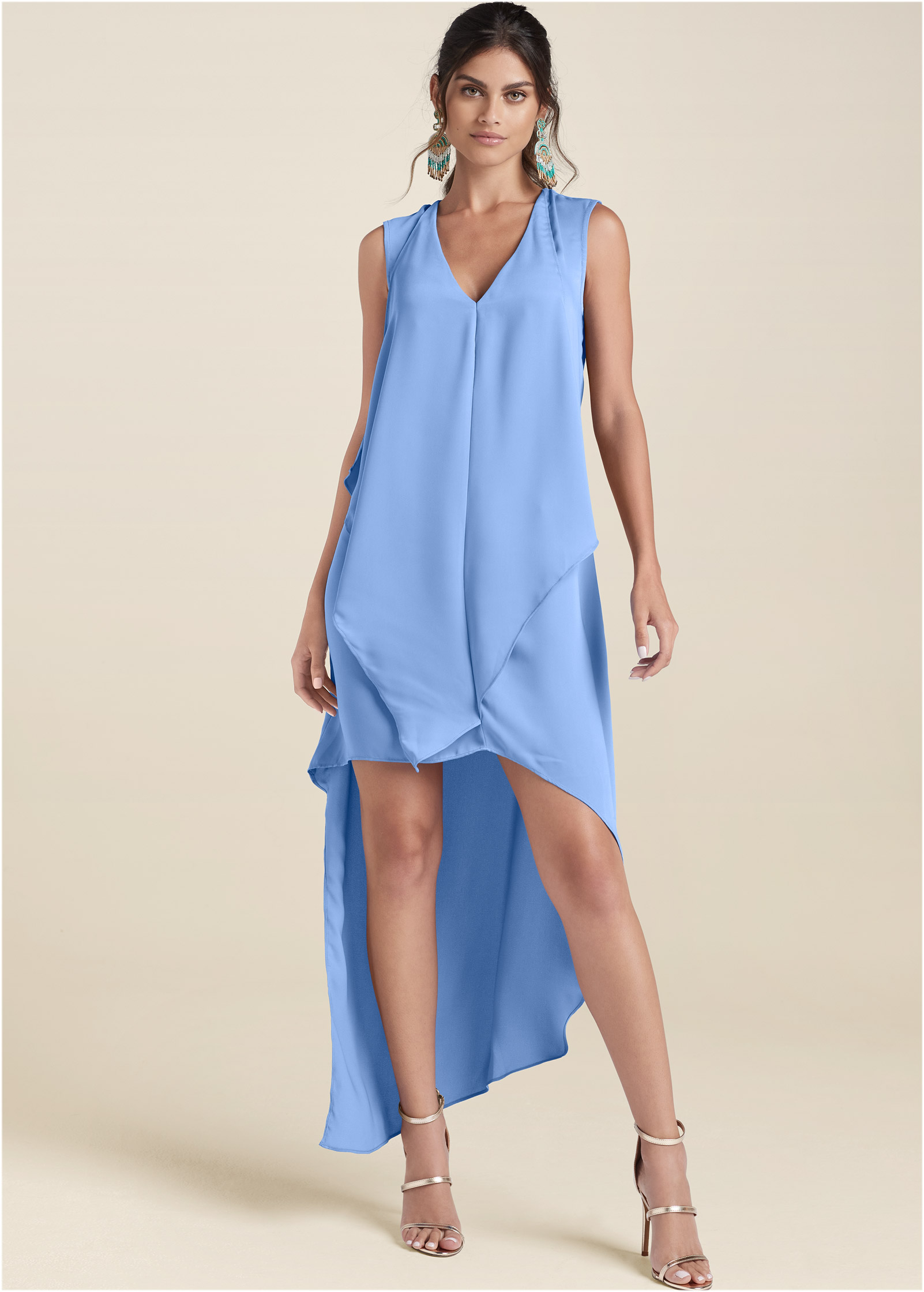 Light Blue High-Low Dress | VENUS